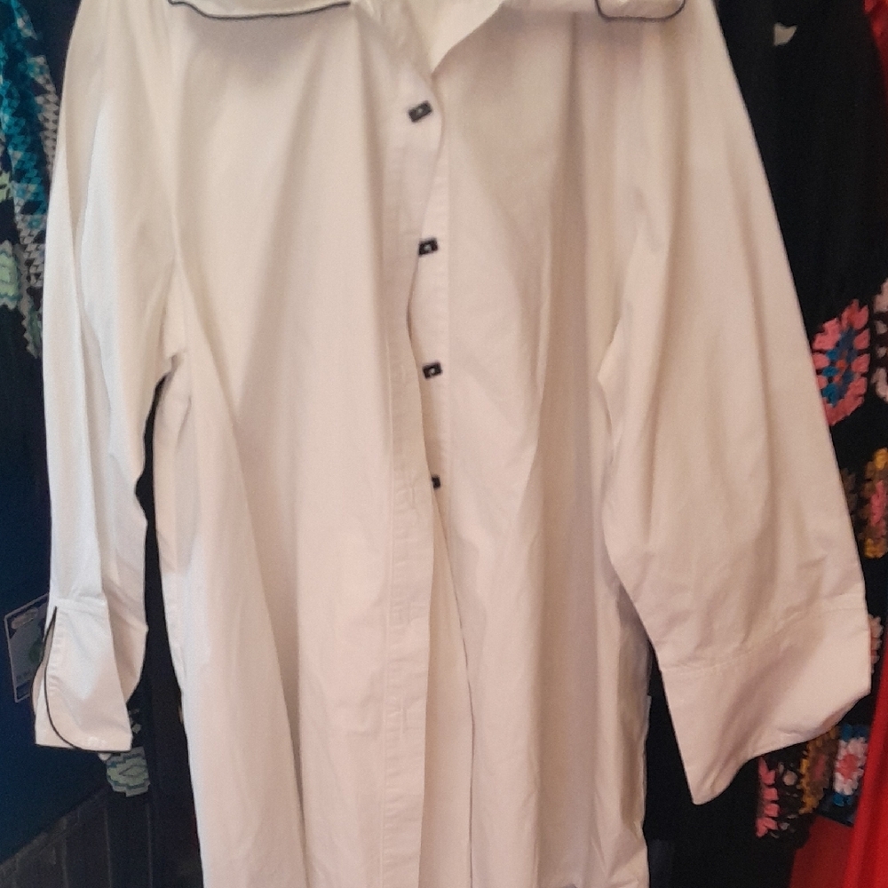 White Button-Up Shirt